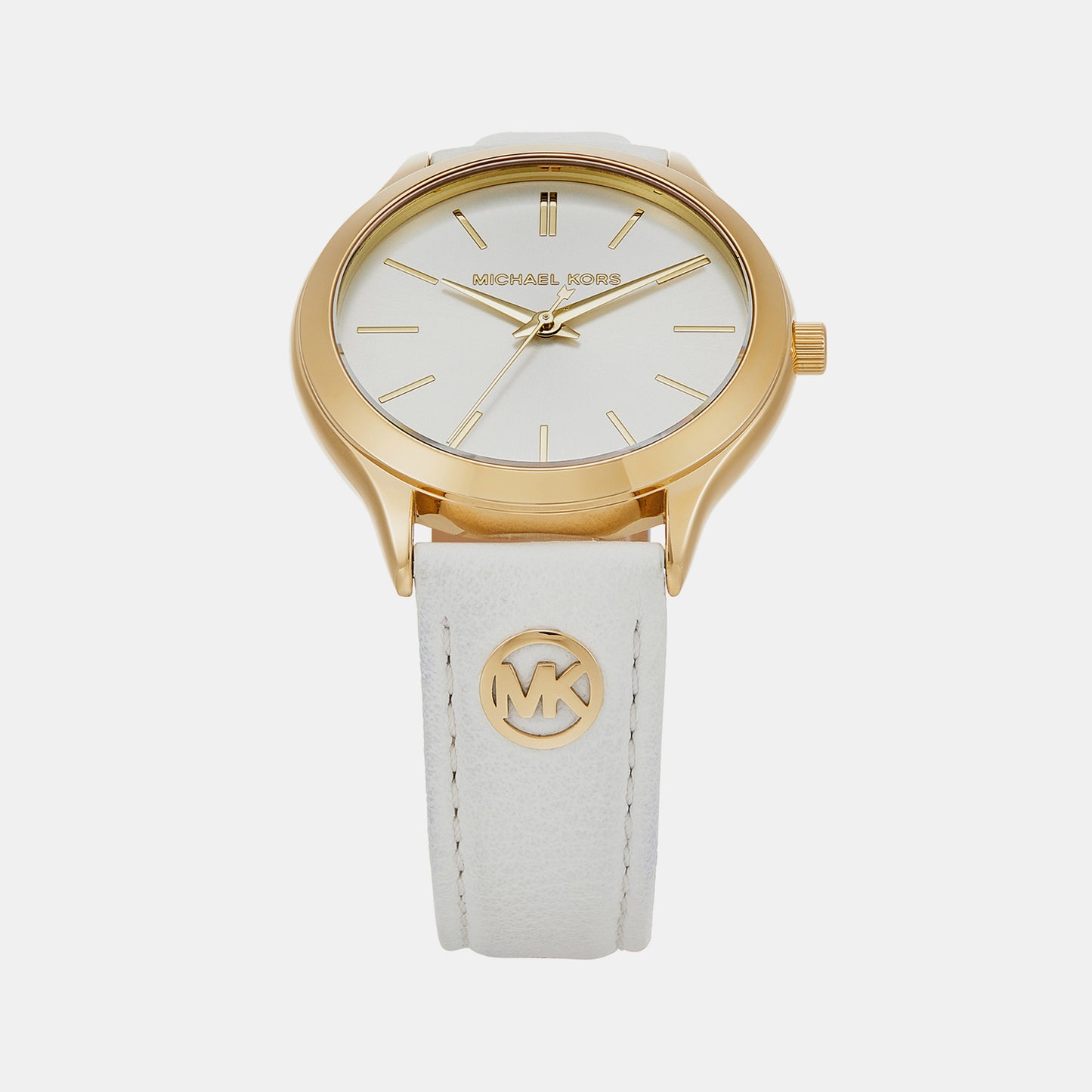 Female Slim Runway Gold Analog Stainless Steel Watch MK7466