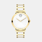 Movado Round Silver Analog watch
