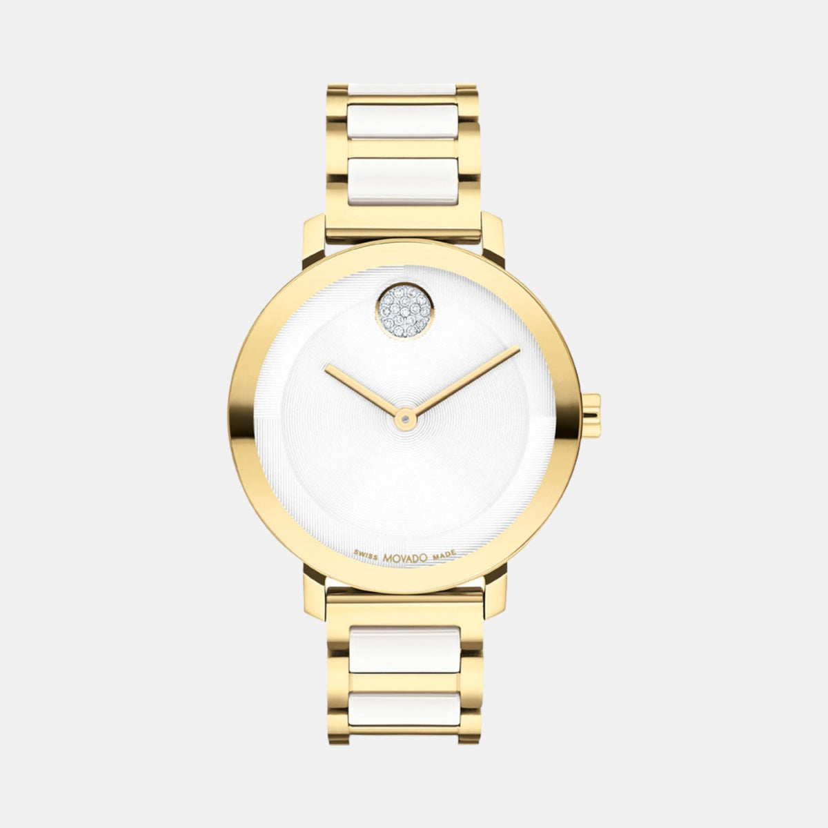 Movado Round Silver Analog watch
