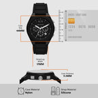 Armani Exchange Silicone Black watch