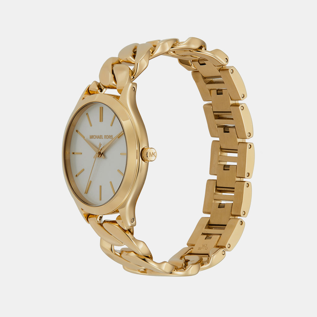 Michael Kors Women Round White watch