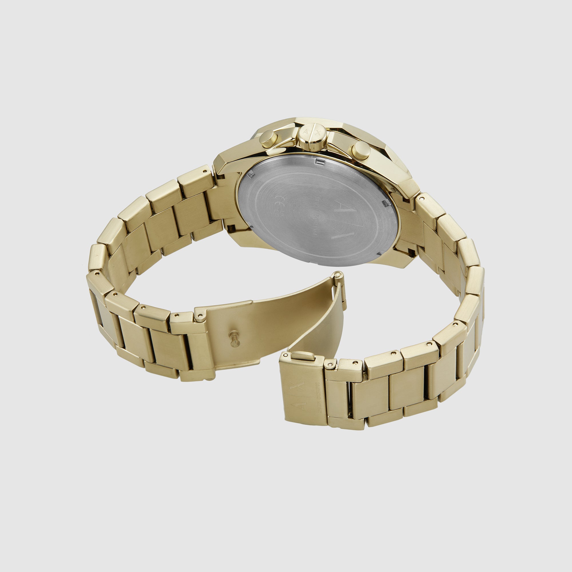 Armani Exchange Men Round Black watch