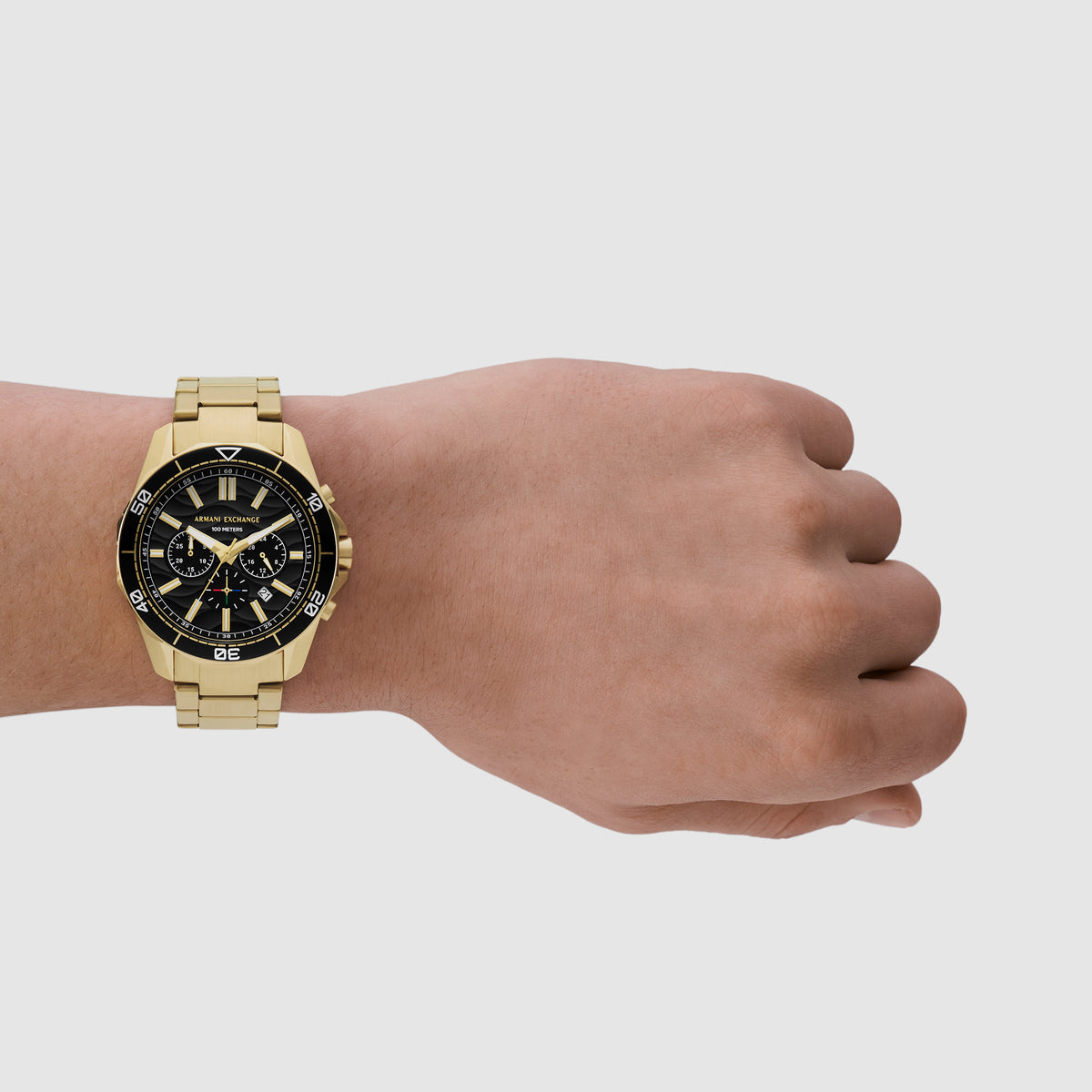 Armani Exchange Stainless Steel Round watch