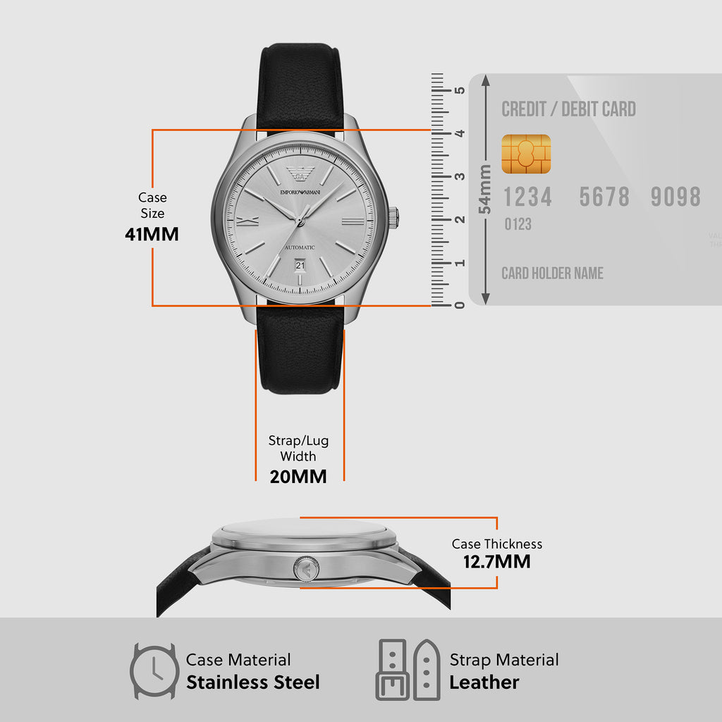 Emporio Armani Leather White watch