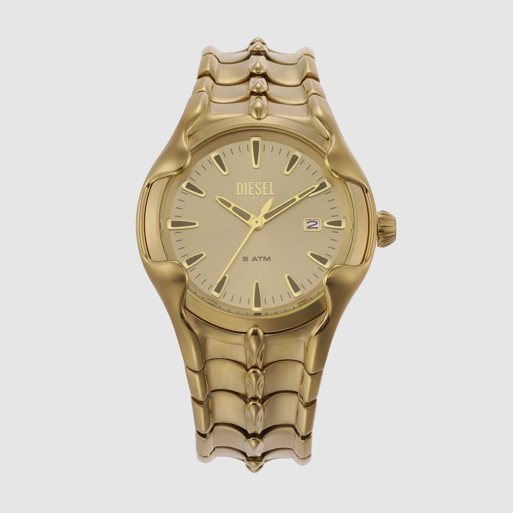 Diesel Round Gold Analog watch