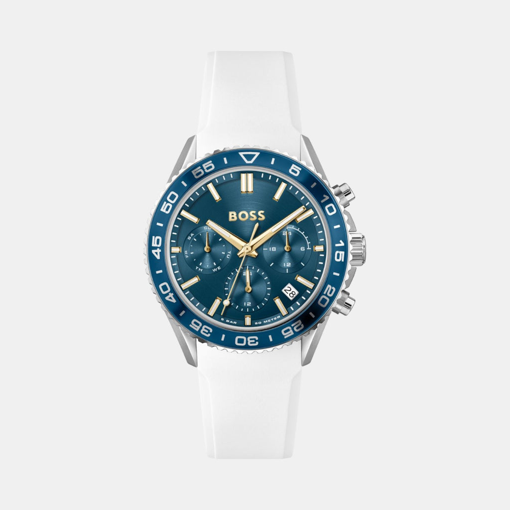Boss Round Blue Chronograph watch
