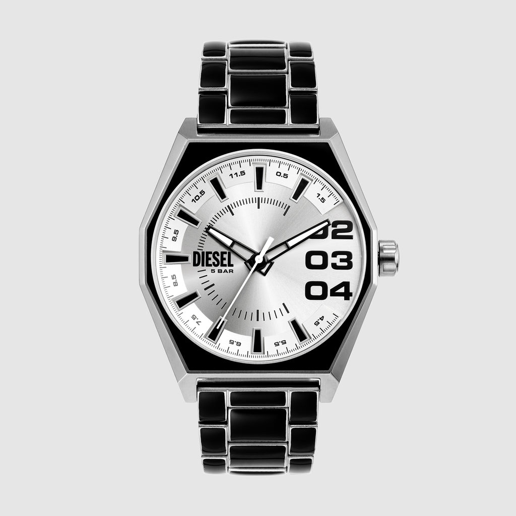Diesel Round Silver Analog watch