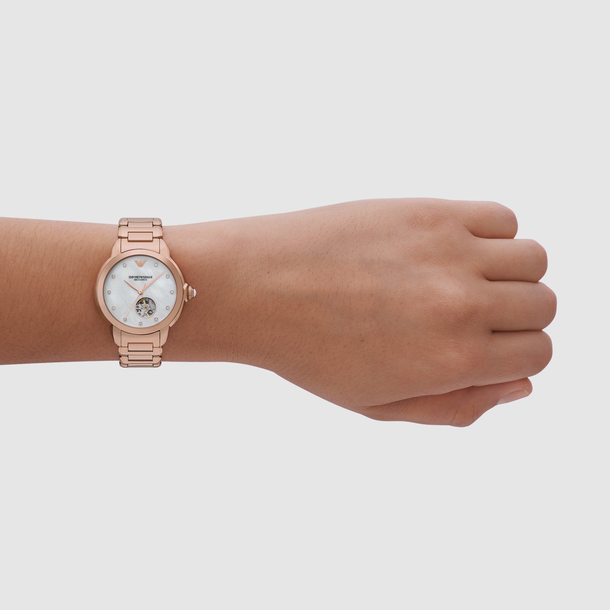 Emporio Armani Stainless Steel Round watch