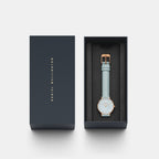 Daniel Wellington Leather Blue watch