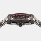 Ferragamo Men Round Black watch