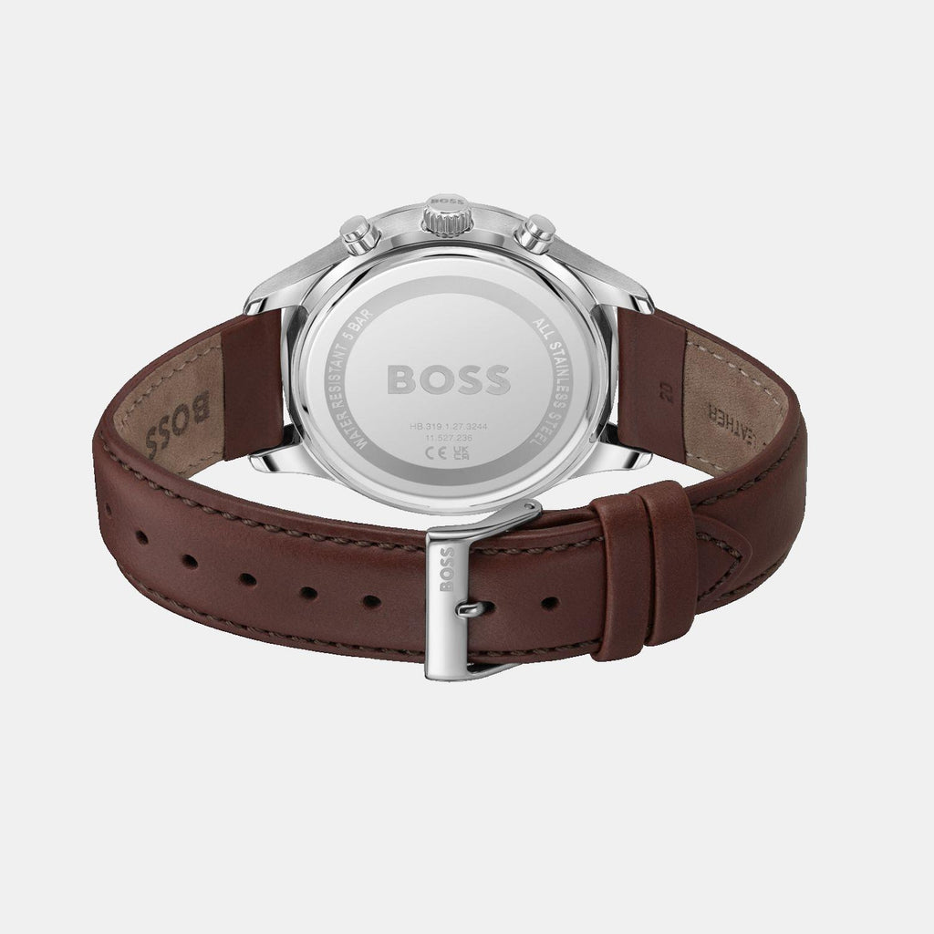 Boss Men Round Grey watch
