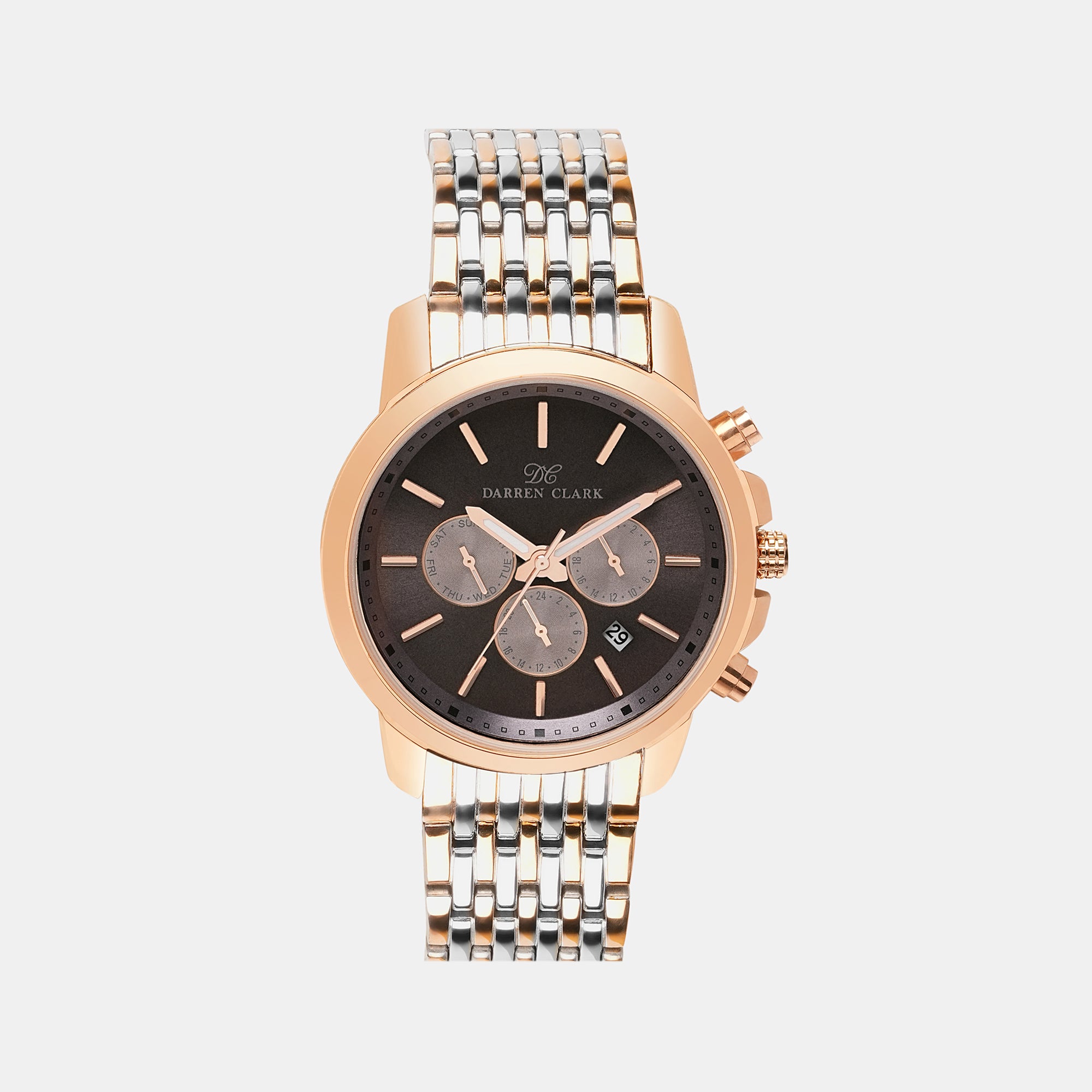 Darren Clark Round Grey Analog watch