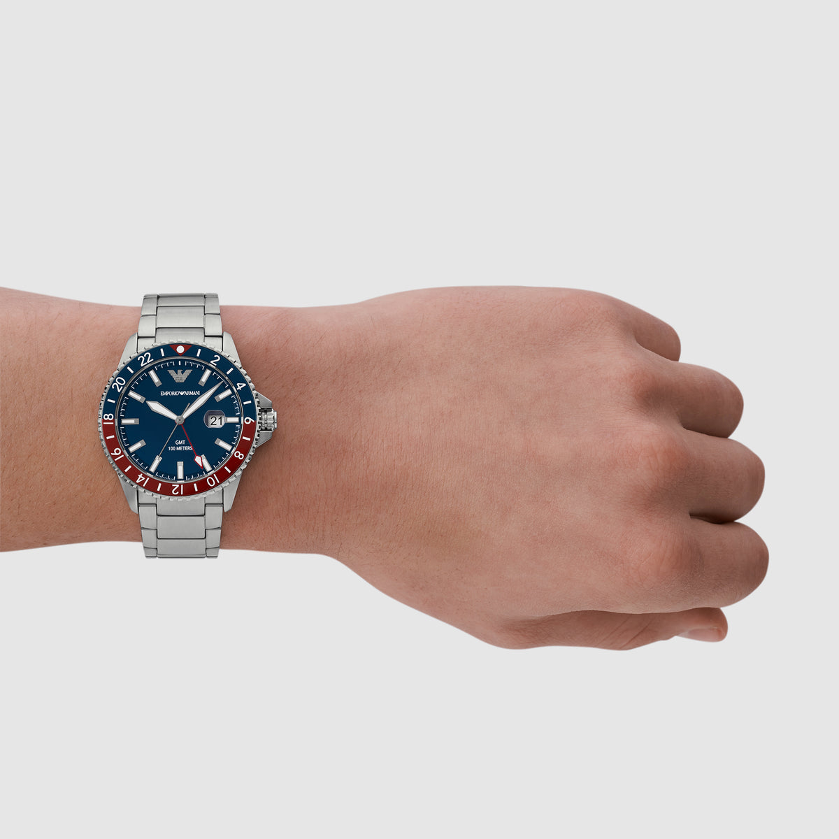 Emporio Armani Stainless Steel Round watch