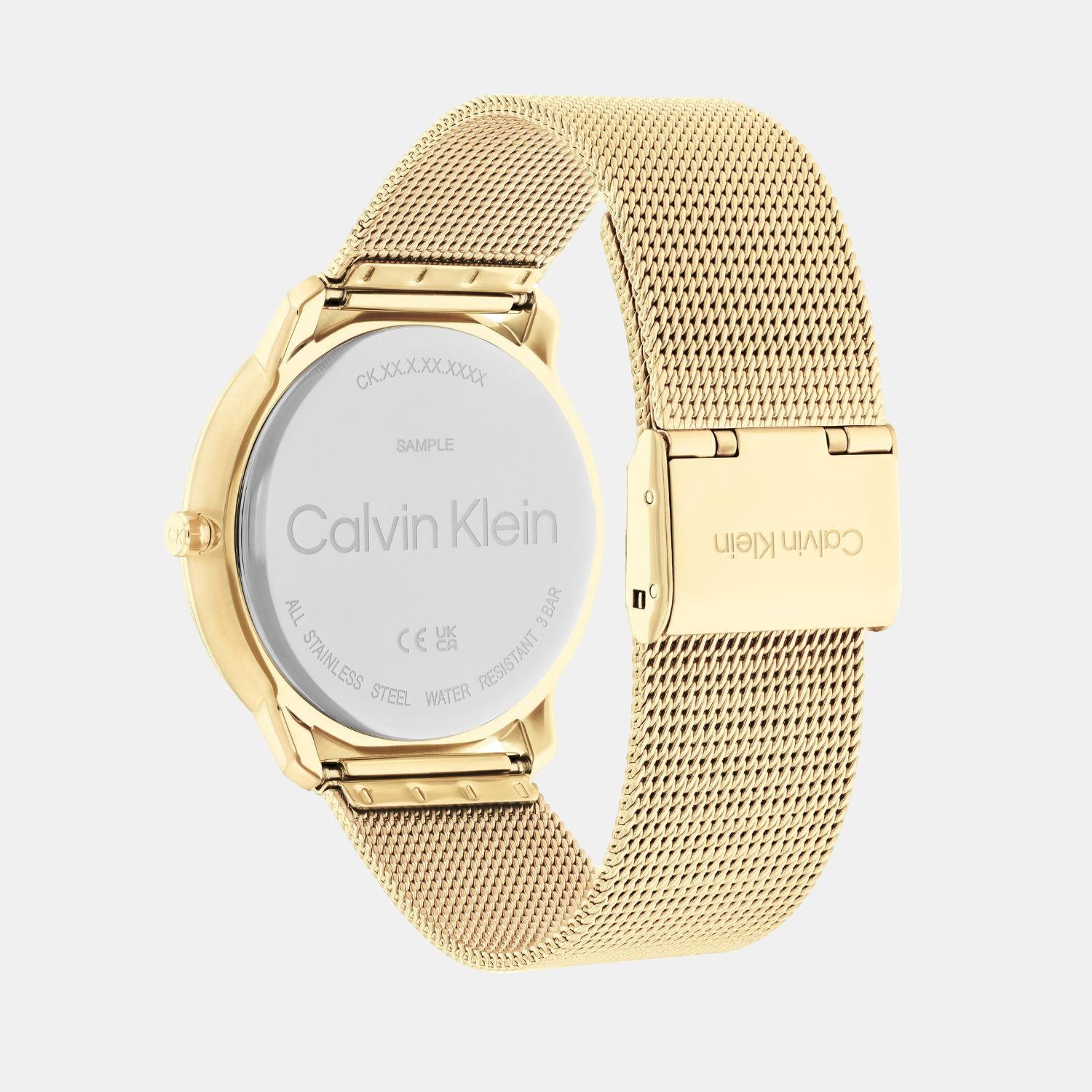 Calvin Klein Unisex Round Blue watch