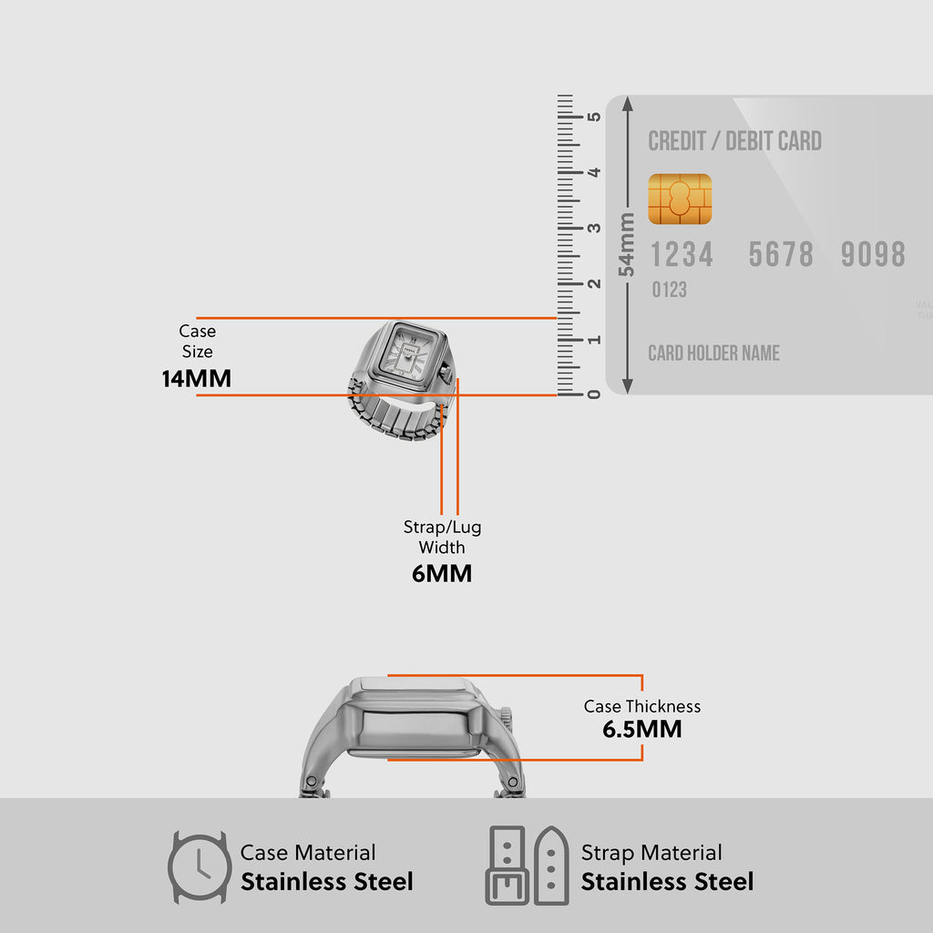Fossil Stainless Steel Silver watch