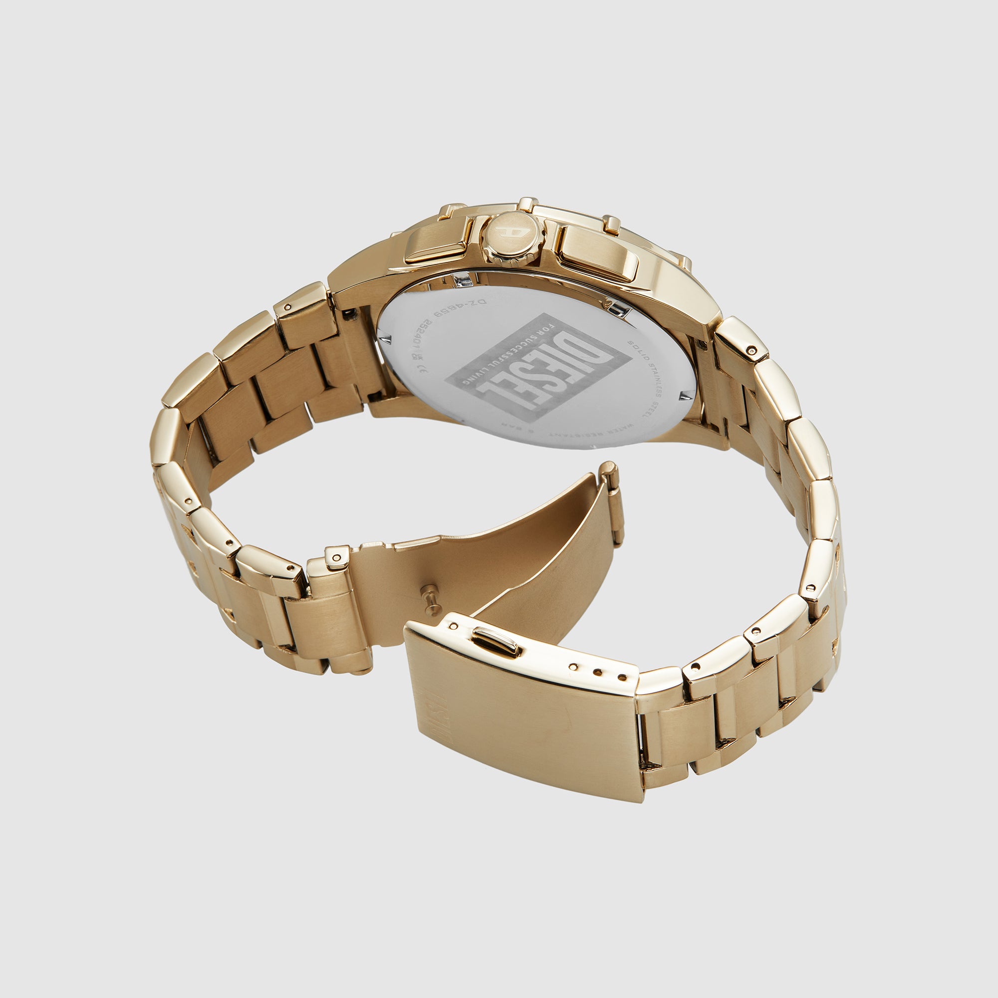 Diesel Men Round Gold watch