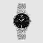 Emporio Armani Round Black Analog watch