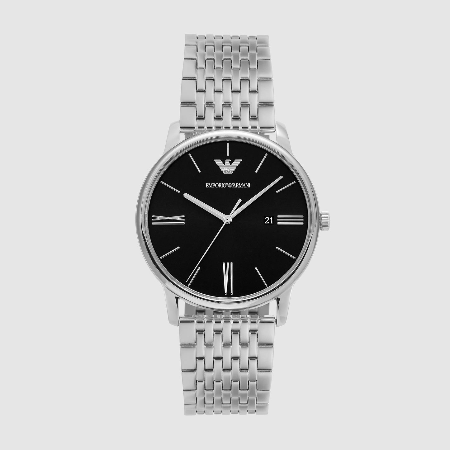 Men's Black Stainless Steel Watch AR11600