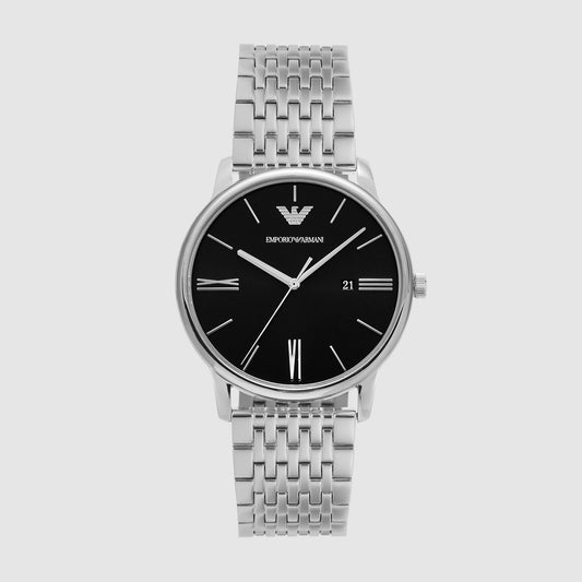 Men's Black Stainless Steel Watch AR11600