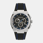 Ferragamo Round Black Chronograph watch