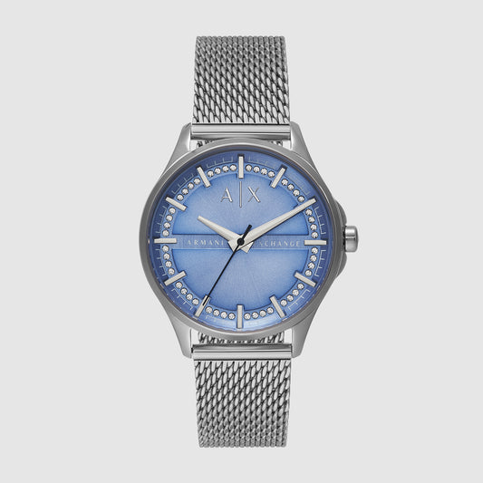 Women's Blue Stainless Steel Watch AX5275