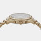 Men's Lexington Beige Gold Chronograph Stainless Steel Watch MK9155