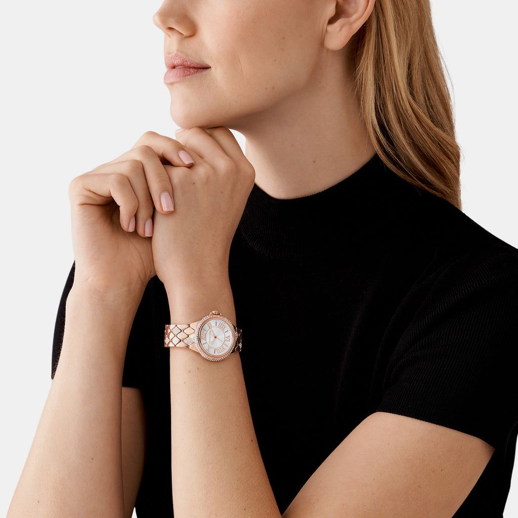 Michael Kors Round Quartz Analog Women watch