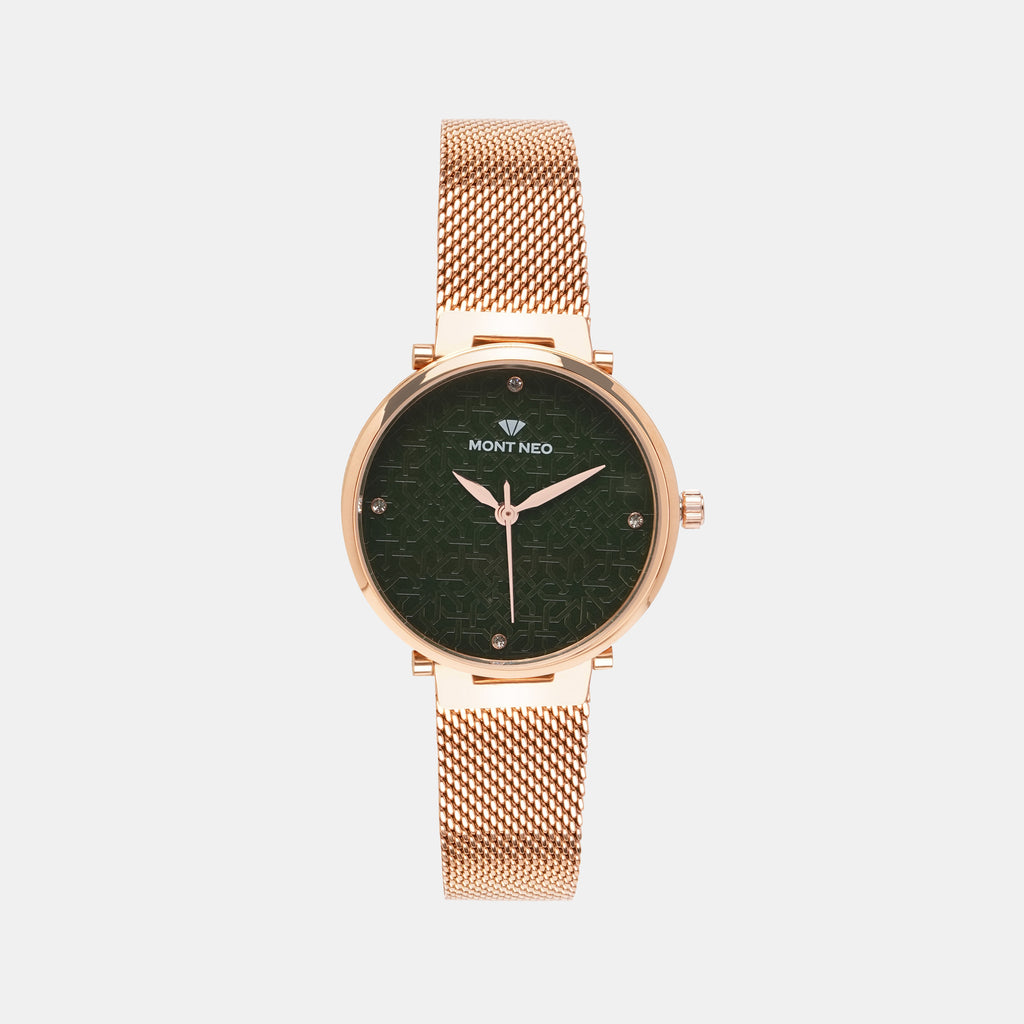 Mont Neo Round Green Analog watch