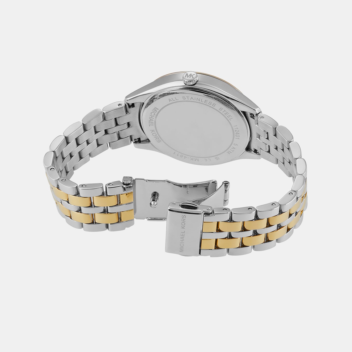 Female Harlowe Silver Analog Stainless Steel Watch MK4811