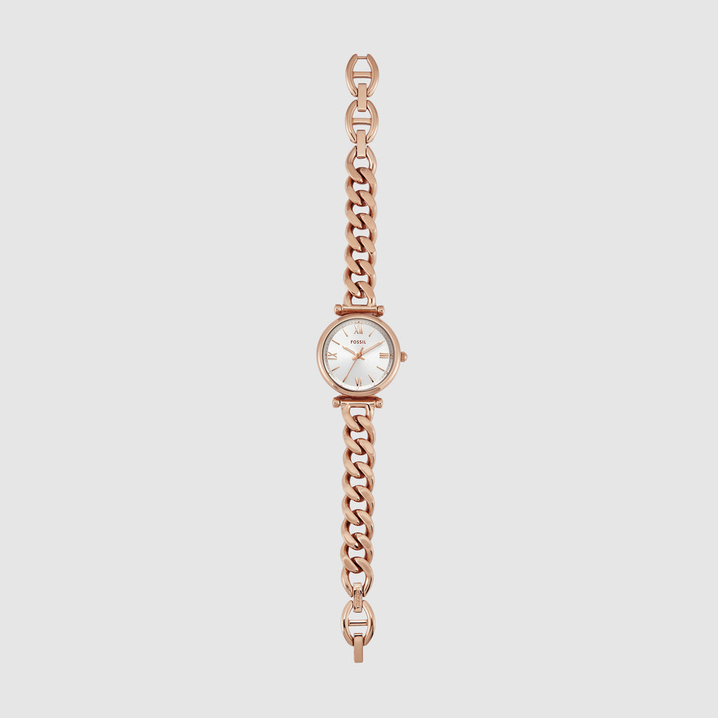 Fossil 28 mm Rose Gold Quartz watch