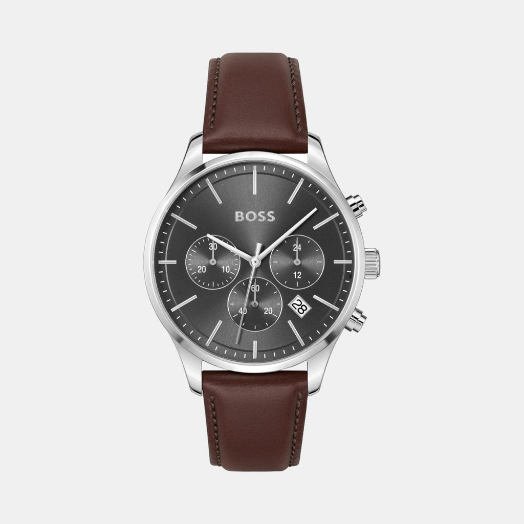 Boss Round Grey Chronograph watch