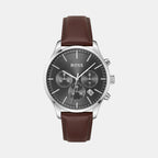Boss Round Grey Chronograph watch