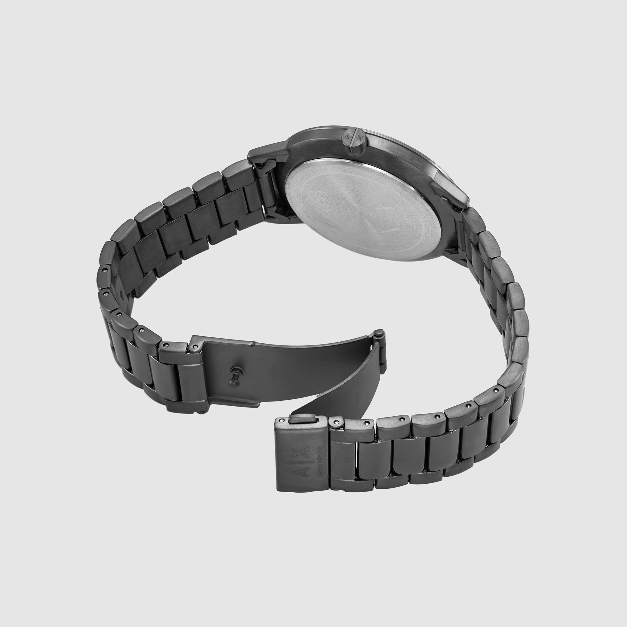 Armani Exchange Men Round Black watch