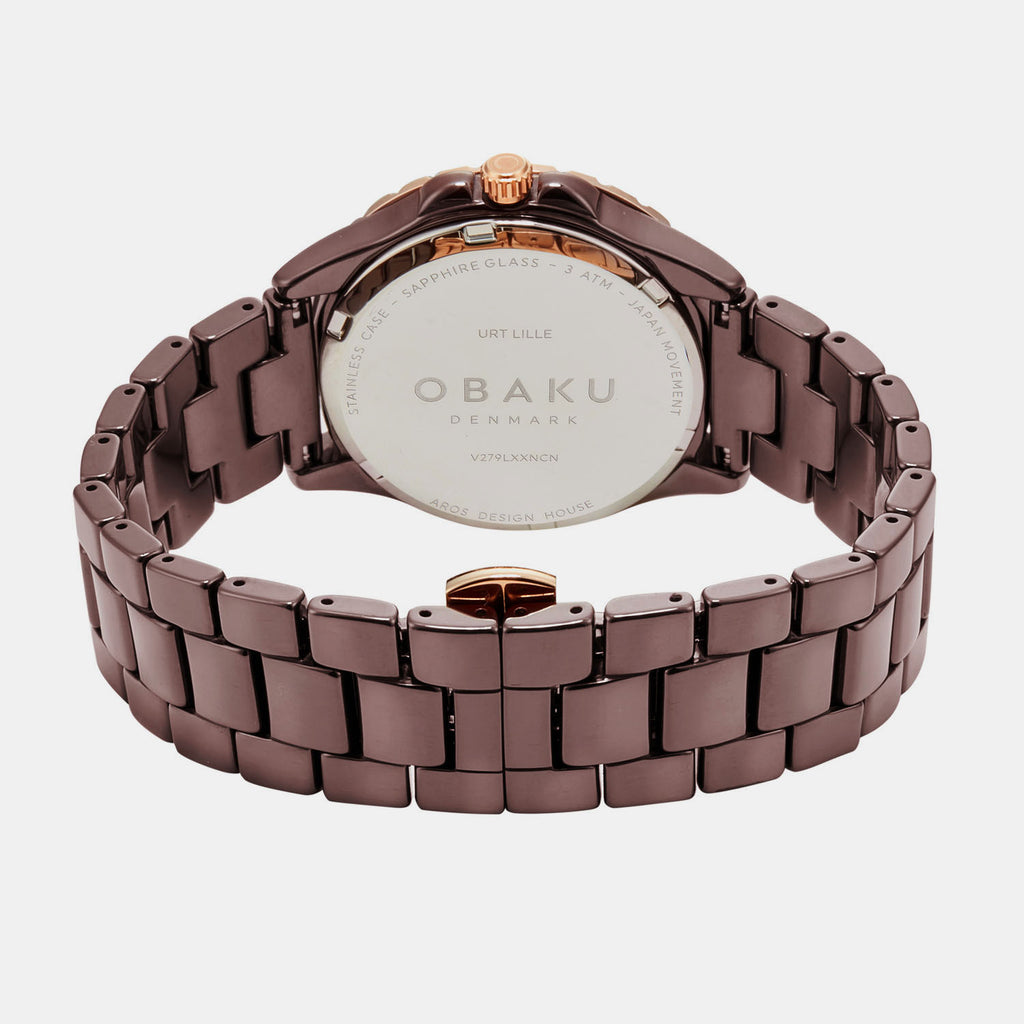 Obaku Stainless Steel Round watch