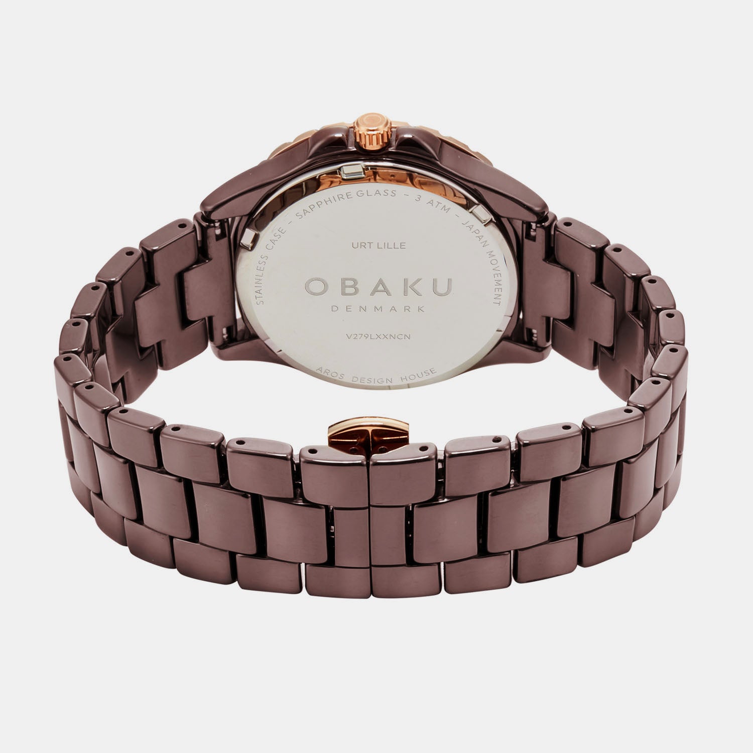 Obaku Stainless Steel Round watch