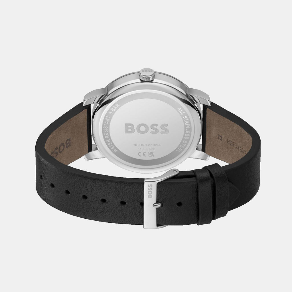 Boss Men Round Black watch