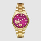 Fossil Round Pink Analog watch
