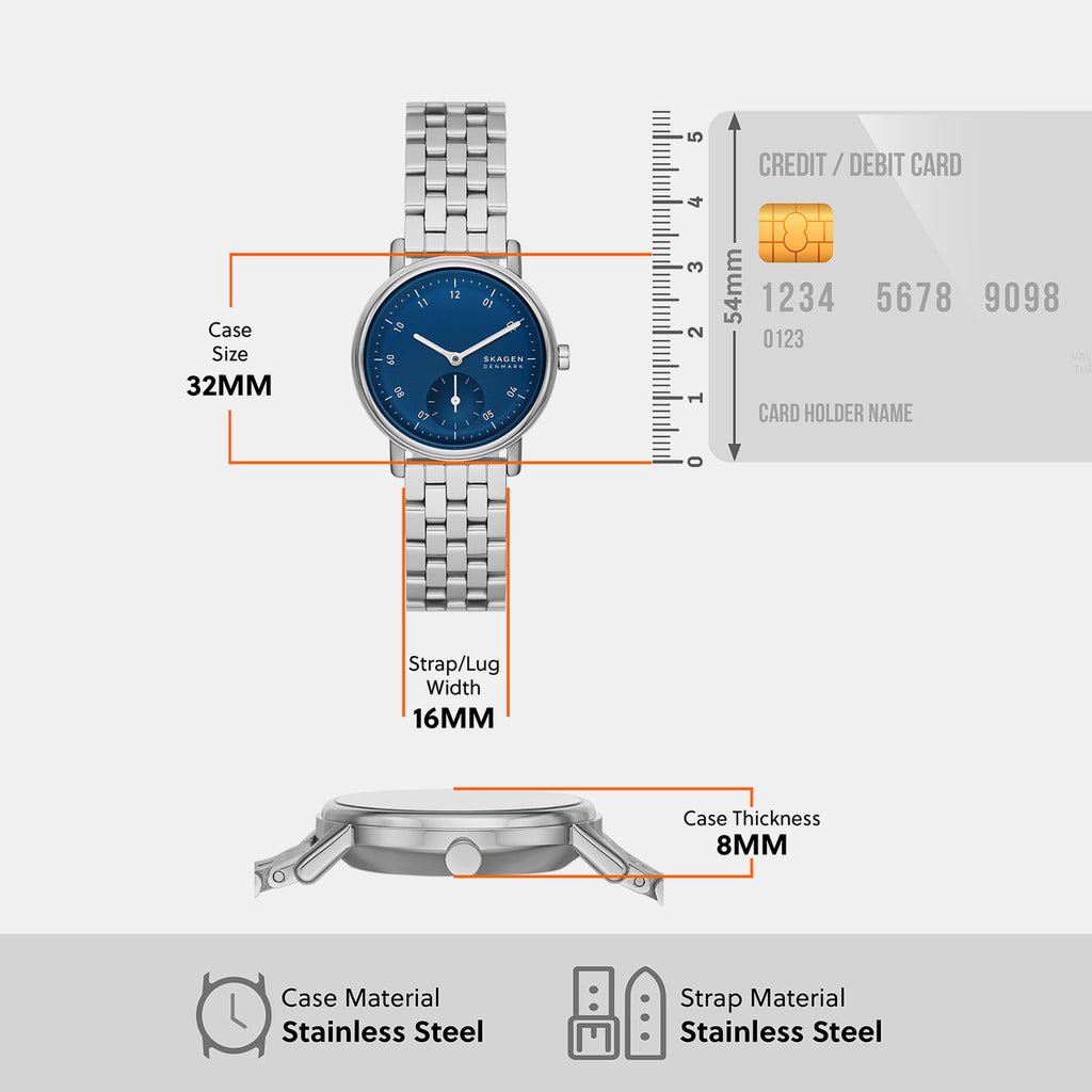 Skagen 32 mm Silver Quartz watch