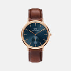 Daniel Wellington Round Blue Analog watch