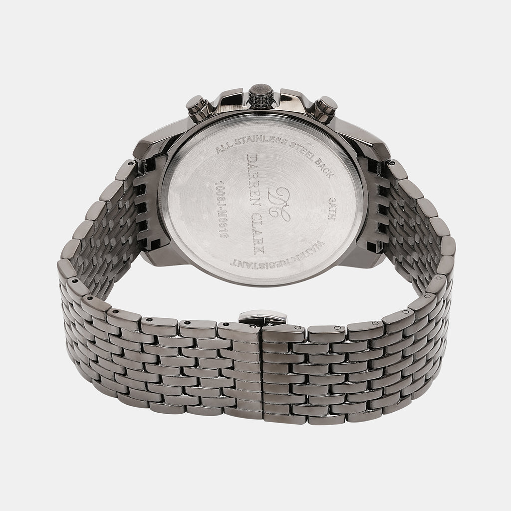 Darren Clark Stainless Steel Round watch