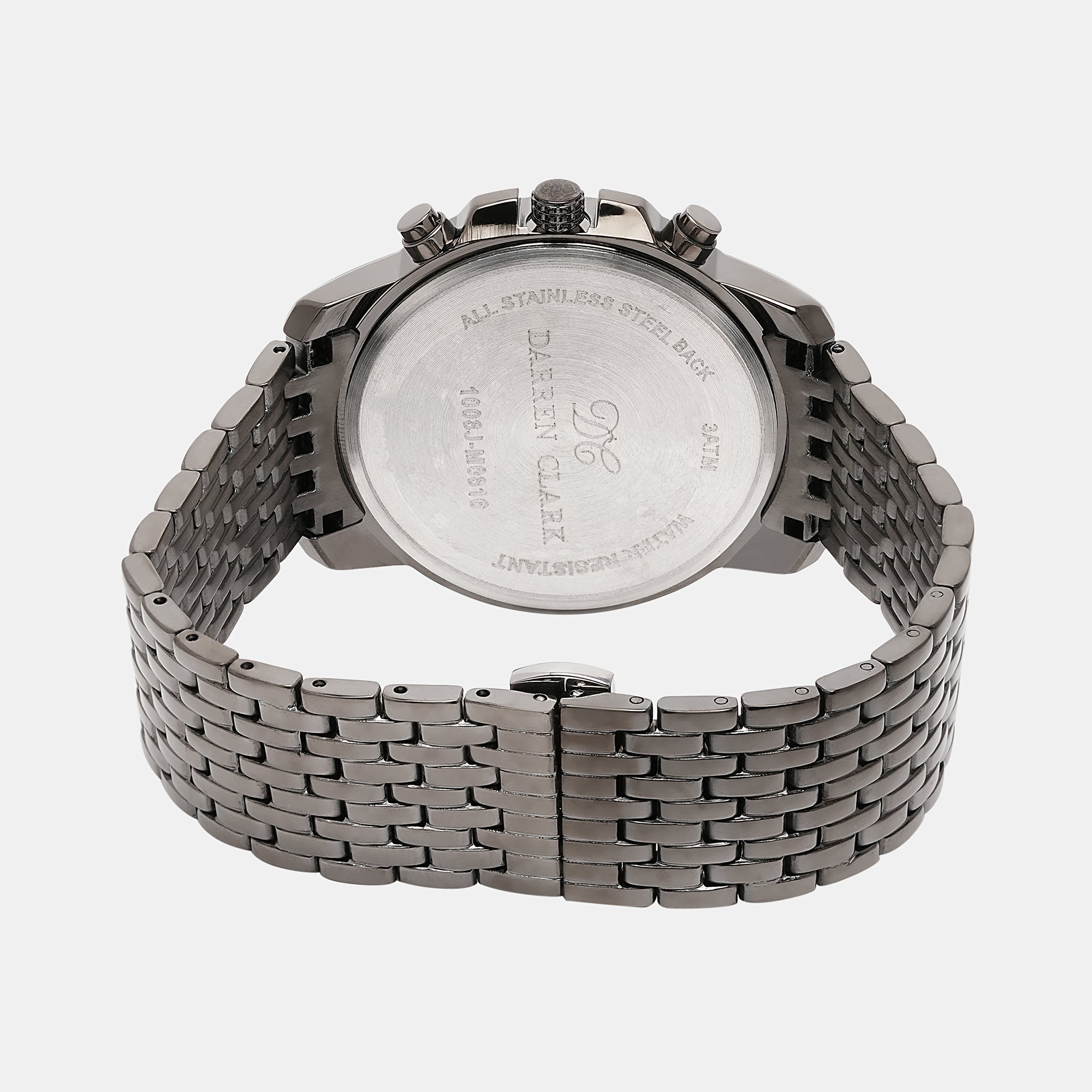 Darren Clark Stainless Steel Round watch