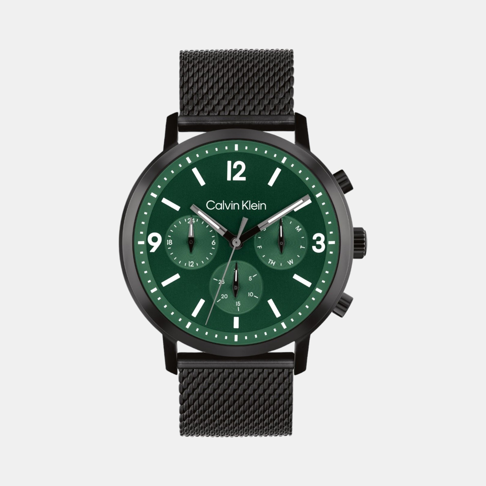 Calvin Klein Round Green Chronograph watch