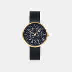 Obaku Round Black Analog watch