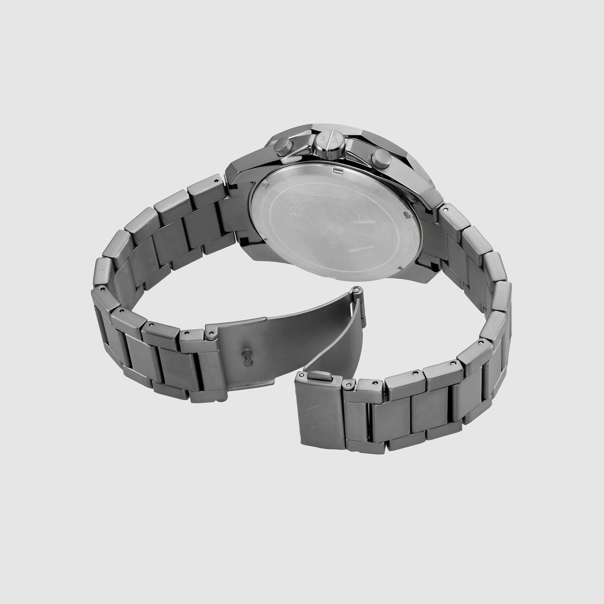 Armani Exchange Men Round Black watch