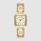 Women's Gold Analog Stainless Steel Watch AX5721