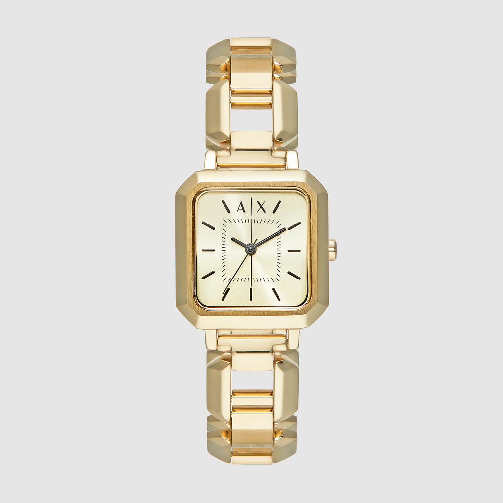 Armani Exchange Octagon Gold Analog watch