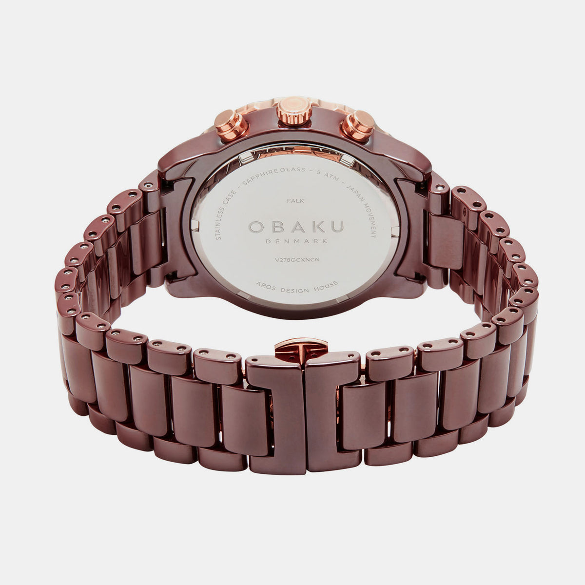 Obaku Stainless Steel Round watch