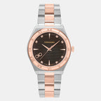 Ferragamo Round Brown Analog watch