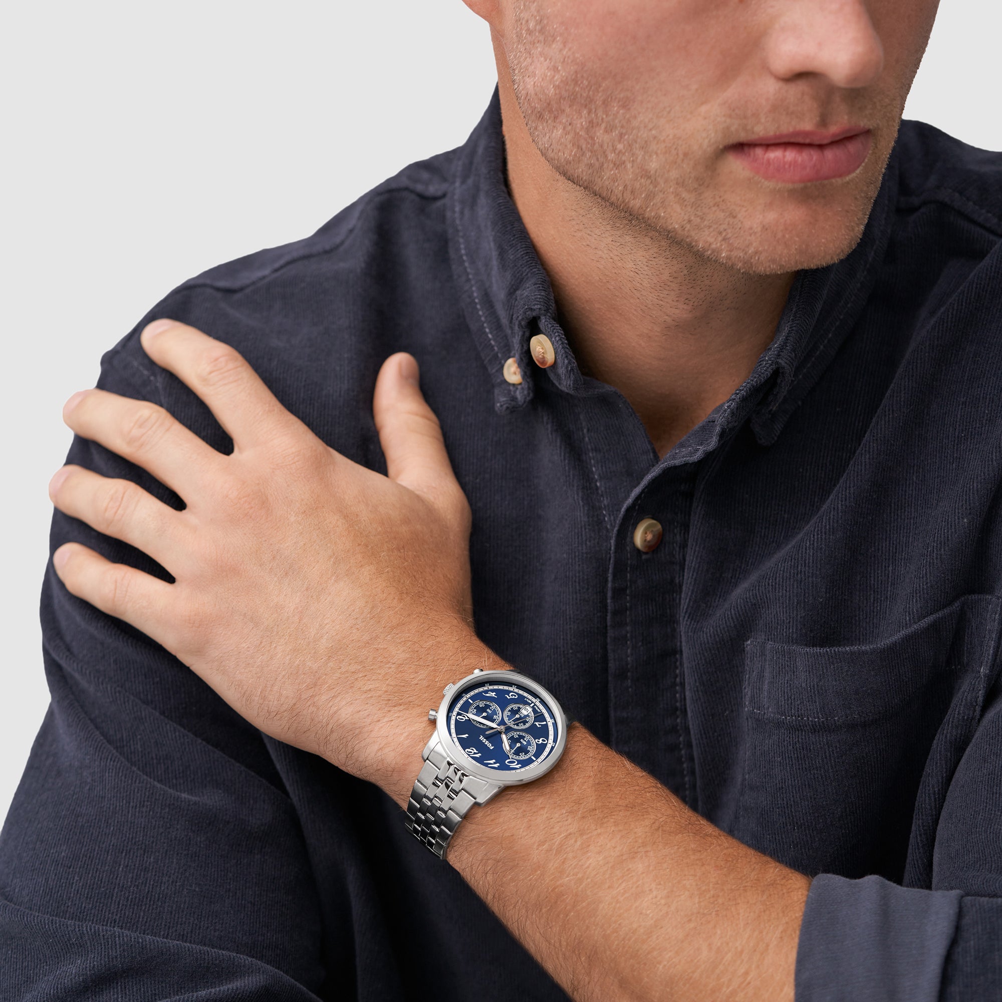 Fossil Stainless Steel Round watch