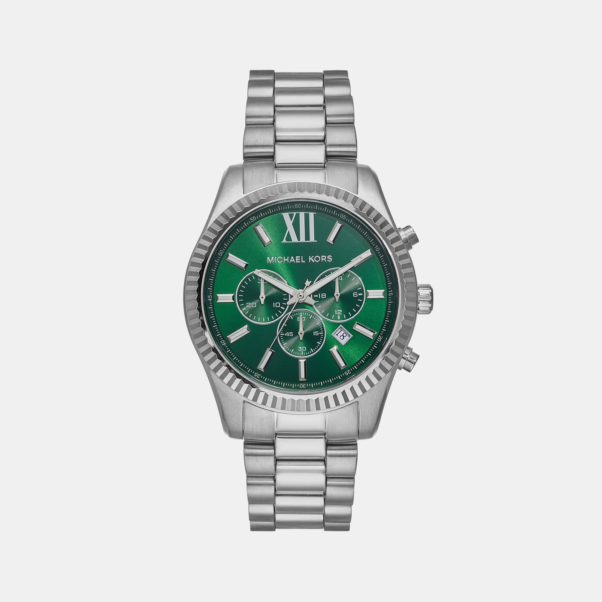 Michael Kors Round Green Chronograph watch